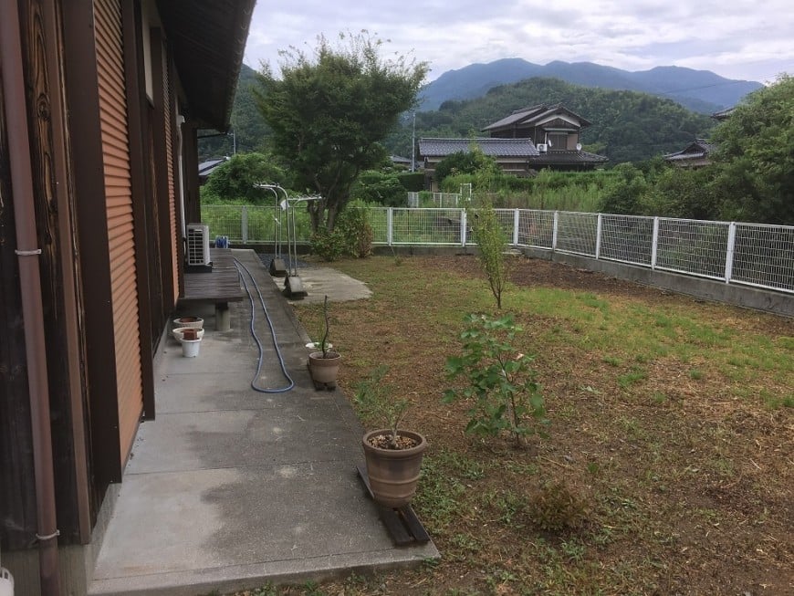 草刈り後